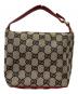 GUCCI（グッチ）の古着「GGキャンバスハンドバッグ」｜ベージュ×レッド