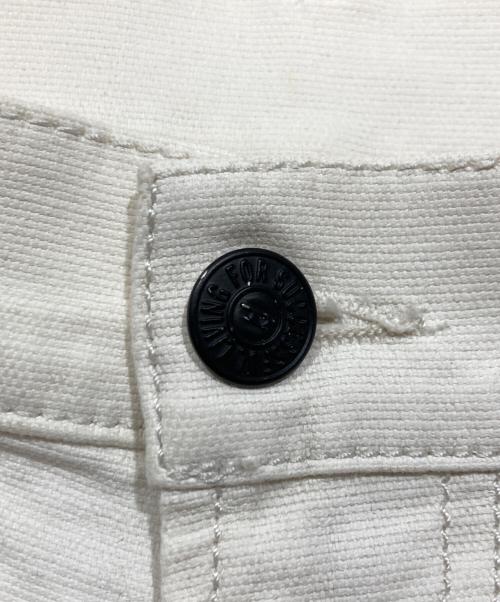 DIESEL（ディーゼル）DIESEL (ディーゼル) ダブルニーパンツ ホワイト サイズ:W32L30の古着・服飾アイテム