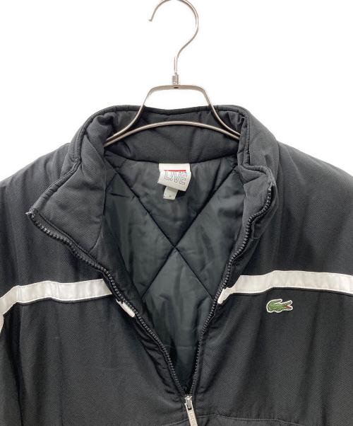 LACOSTE（ラコステ）LACOSTE (ラコステ) Supreme (シュプリーム) Puffy half zip pullover ブラック サイズ:Mの古着・服飾アイテム