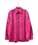 JOHN LAWRENCE SULLIVANジョン ローレンス サリバン）の古着「REGULAR COLLAR SHIRT」｜ピンク