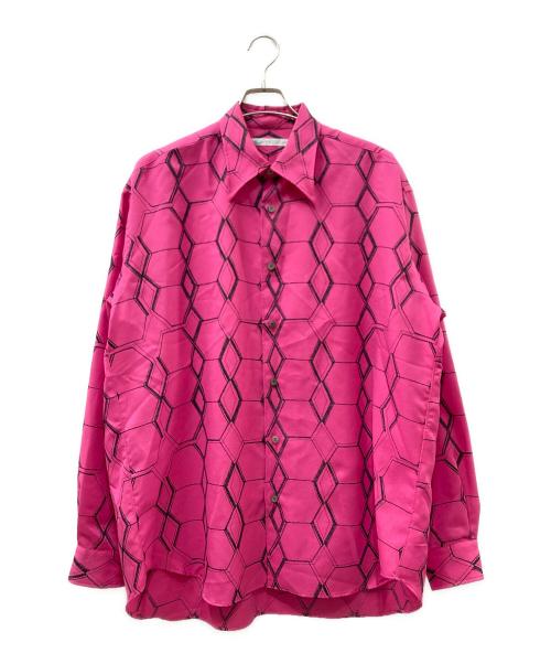 JOHN LAWRENCE SULLIVAN（ジョン ローレンス サリバン）JOHN LAWRENCE SULLIVAN (ジョン ローレンス サリバン) REGULAR COLLAR SHIRT ピンク サイズ:48の古着・服飾アイテム