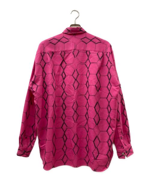 JOHN LAWRENCE SULLIVAN（ジョン ローレンス サリバン）JOHN LAWRENCE SULLIVAN (ジョン ローレンス サリバン) REGULAR COLLAR SHIRT ピンク サイズ:48の古着・服飾アイテム