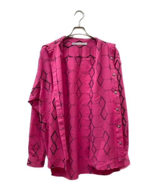 JOHN LAWRENCE SULLIVAN（ジョン ローレンス サリバン）JOHN LAWRENCE SULLIVAN (ジョン ローレンス サリバン) REGULAR COLLAR SHIRT ピンク サイズ:48の古着・服飾アイテム