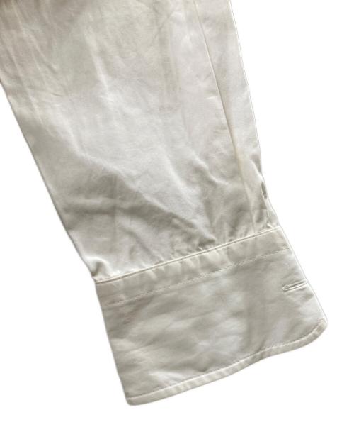 PRADA（プラダ）PRADA (プラダ) スタッズオープンカラーシャツ ホワイト サイズ:38の古着・服飾アイテム