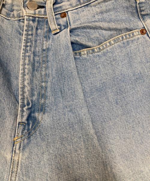 stein（シュタイン）stein (シュタイン) VINTAGE REPRODUCTION WIDE TUCK DENIM JEANS ブルー サイズ:XSの古着・服飾アイテム