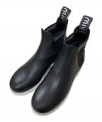 MIU MIUミュウミュウ）の古着「サイドゴアブーツ」｜ブラック