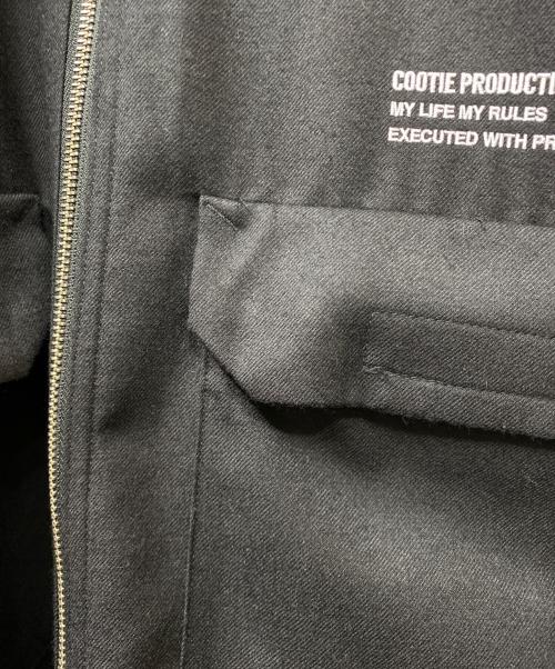 COOTIE PRODUCTIONS（クーティープロダクツ）COOTIE PRODUCTIONS (クーティープロダクツ) Wool Saxony Track Jacket ブラック サイズ:Lの古着・服飾アイテム