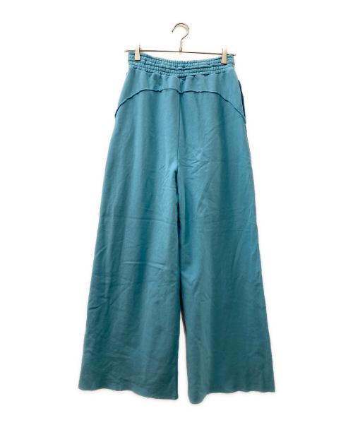 MAISON SPECIAL（メゾンスペシャル）MAISON SPECIAL (メゾンスペシャル) Tuck Gather Wide Silhouette Sweatpants ブルー サイズ:38の古着・服飾アイテム
