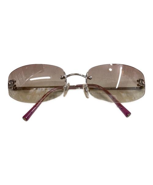 CHANEL（シャネル）CHANEL (シャネル) ピンクグラデーション リムレス サングラス ピンク サイズ:57□19-130の古着・服飾アイテム