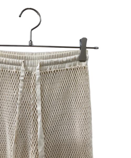 Midorikawa（ミドリカワ）Midorikawa (ミドリカワ) Mesh Pant ホワイト サイズ:Sの古着・服飾アイテム