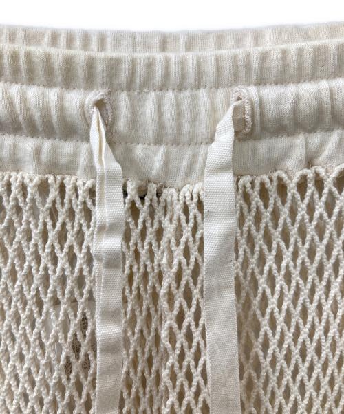 Midorikawa（ミドリカワ）Midorikawa (ミドリカワ) Mesh Pant ホワイト サイズ:Sの古着・服飾アイテム