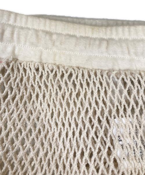 Midorikawa（ミドリカワ）Midorikawa (ミドリカワ) Mesh Pant ホワイト サイズ:Sの古着・服飾アイテム