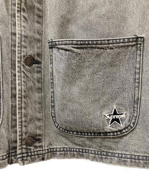 SUPREME（シュプリーム）Supreme (シュプリーム) 22SS Denim Chore Coat デニムジャケット ブラック サイズ:Mの古着・服飾アイテム