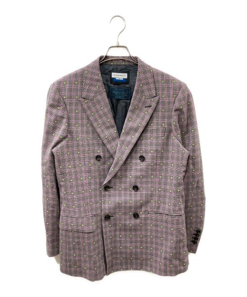 MAISON SPECIAL（メゾンスペシャル）MAISON SPECIAL (メゾンスペシャル) Dress-Fit Peaked Lapel Double Tailored Jacket テーラードジャケット パープル サイズ:1の古着・服飾アイテム