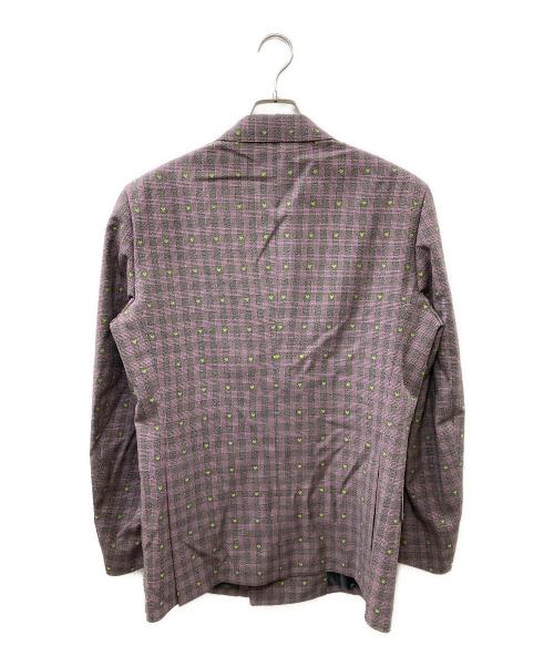 MAISON SPECIAL（メゾンスペシャル）MAISON SPECIAL (メゾンスペシャル) Dress-Fit Peaked Lapel Double Tailored Jacket テーラードジャケット パープル サイズ:1の古着・服飾アイテム