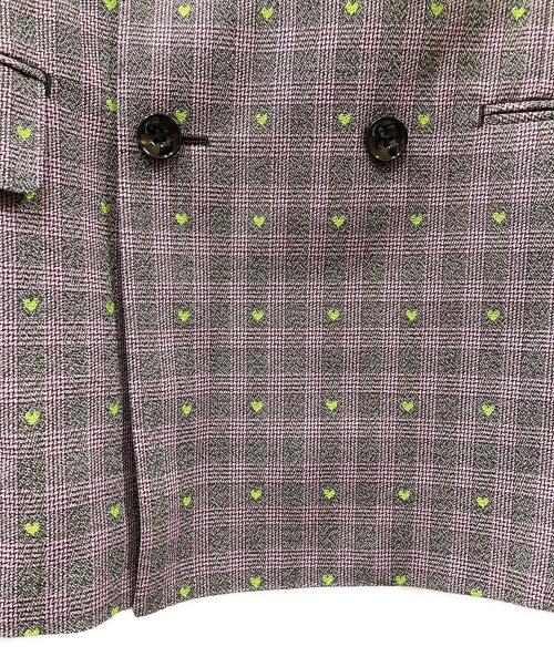 MAISON SPECIAL（メゾンスペシャル）MAISON SPECIAL (メゾンスペシャル) Dress-Fit Peaked Lapel Double Tailored Jacket テーラードジャケット パープル サイズ:1の古着・服飾アイテム