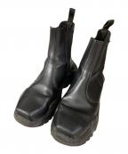 AKIKOAOKI×THREETREASURESアキコアオキ×）の古着「サイドゴアブーツ」｜ブラック