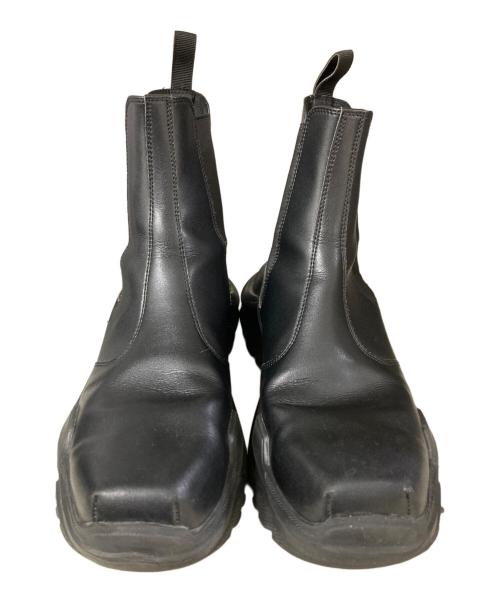 AKIKOAOKI（アキコアオキ）AKIKOAOKI (アキコアオキ) THREETREASURES サイドゴアブーツ ブラック サイズ:26.5㎝の古着・服飾アイテム