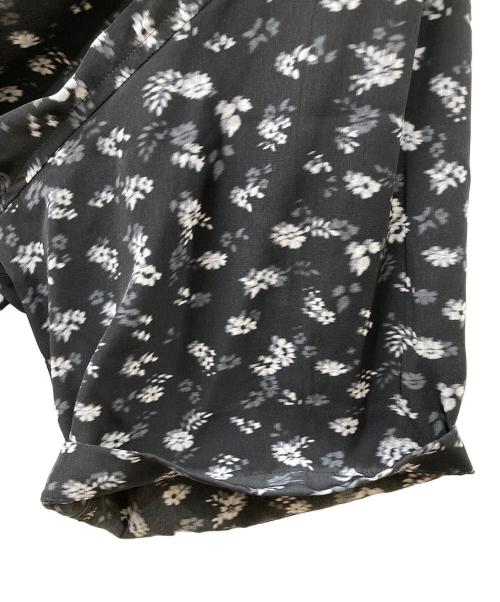 LAD MUSICIAN（ラッドミュージシャン）LAD MUSICIAN (ラッドミュージシャン) DECHINE INKJET HAZED FLOWER OPEN COLLAR BIG SHIRT ブラック サイズ:SIZE42の古着・服飾アイテム