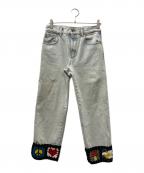 ALANUIアラヌイ）の古着「デニムパンツ」｜インディゴ