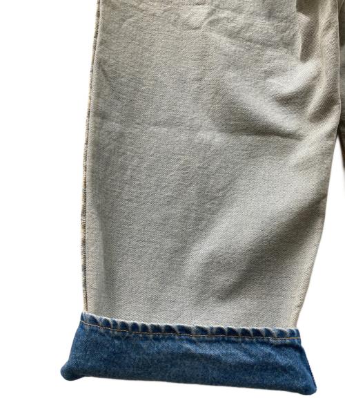 INSCRIRE（アンスクリア）INSCRIRE (アンスクリア) Loose Fit Inside Out Denim デニムパンツ インディゴ サイズ:32の古着・服飾アイテム