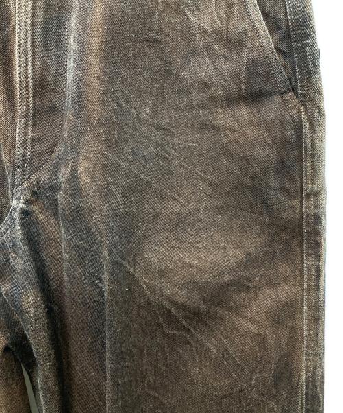 ISSUETHINGS（イシューシングス）ISSUETHINGS (イシューシングス) 5ポケットデニムパンツ ブラウン サイズ:1の古着・服飾アイテム