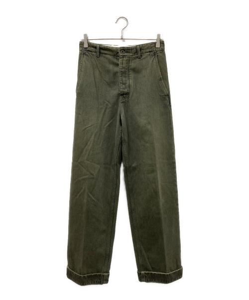 LOEWE（ロエベ）LOEWE (ロエベ) デニムパンツ グリーン サイズ:44の古着・服飾アイテム