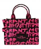 MARC JACOBS×STEPHEN SPROVSEマークジェイコブズ×）の古着「グラフィティプリントコレクション ザ トートバッグ」｜ブラック×ピンク