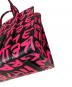 中古・古着 MARC JACOBS (マークジェイコブス) STEPHEN SPROVSE グラフィティプリントコレクション ザ トートバッグ ブラック×ピンク サイズ:OneSize：65000円
