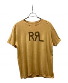 RRL（ダブルアールエル）の古着「ロゴプリントTシャツ」｜イエロー