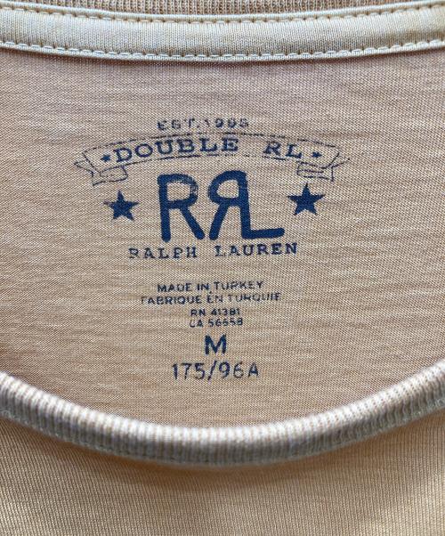 RRL（ダブルアールエル）RRL (ダブルアールエル) ロゴプリントTシャツ イエロー サイズ:SIZE Mの古着・服飾アイテム