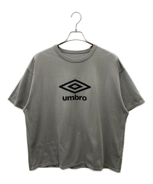 WIND AND SEA（ウィンダンシー）WIND AND SEA (ウィンダンシー) UMBRO (アンブロ) コラボロゴTシャツ グレー サイズ:Mの古着・服飾アイテム