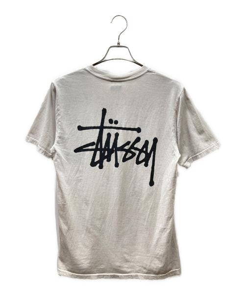 stussy（ステューシー）stussy (ステューシー) PIGMENT DYED TEE ホワイト サイズ:Mの古着・服飾アイテム
