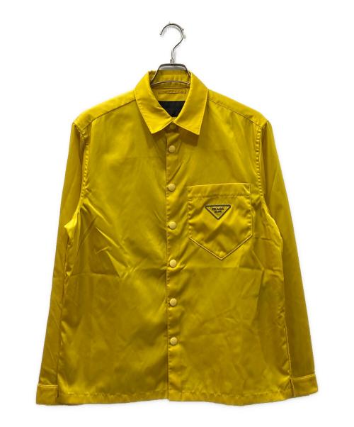 PRADA（プラダ）PRADA (プラダ) ナイロンコーチジャケット イエロー サイズ:Sの古着・服飾アイテム