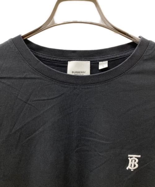 BURBERRY（バーバリー）BURBERRY (バーバリー) MONOGRAM MOTIF COTTON TEE SHIRT ブラック サイズ:Ｌの古着・服飾アイテム
