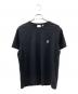 BURBERRY（バーバリー）の古着「MONOGRAM MOTIF COTTON TEE SHIRT」｜ブラック