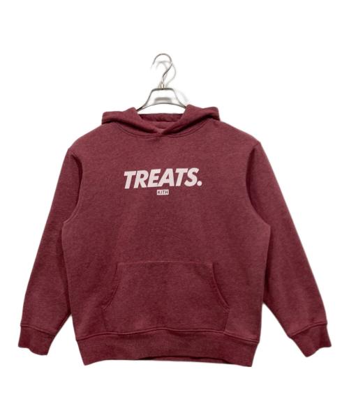 KITH（キス）KITH (キス) プルオーバーパーカー / プリント レッド サイズ:Mの古着・服飾アイテム