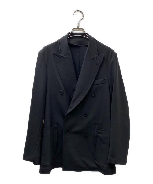 Pilgrim（ピルグリム）PILGRIM (ピルグリム) ウールポプリン ダブル6Bジャケット ブラック サイズ:44の古着・服飾アイテム