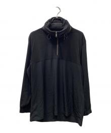 GROUND Y（グラウンドワイ）の古着「CHINE RETRACTABLE HOOD PULLOVER」｜ブラック