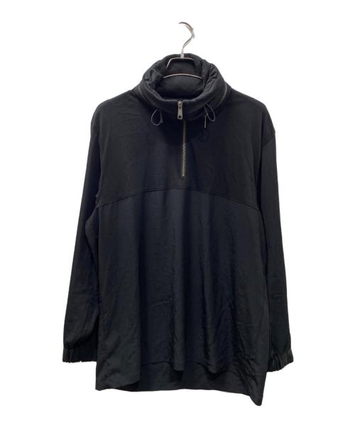 GROUND Y（グラウンドワイ）GROUND Y (グラウンドワイ) CHINE RETRACTABLE HOOD PULLOVER ブラック サイズ:3の古着・服飾アイテム