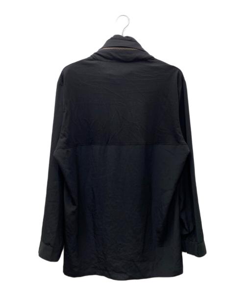 GROUND Y（グラウンドワイ）GROUND Y (グラウンドワイ) CHINE RETRACTABLE HOOD PULLOVER ブラック サイズ:3の古着・服飾アイテム