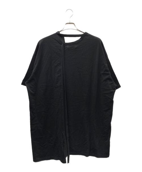 Yohji Yamamoto pour homme（ヨウジヤマモト プールオム）Yohji Yamamoto pour homme (ヨウジヤマモト プールオム) TUFCOT C/L JERSEY BINDER SHORT SLEEVE T カットソー ブラック サイズ:SIZE 3の古着・服飾アイテム