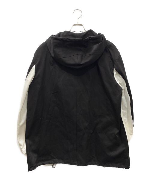 GROUND Y（グラウンドワイ）GROUND Y (グラウンドワイ) デニム アンカー ジャケット ブラック×ホワイト サイズ:SIZE 3の古着・服飾アイテム