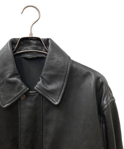 ZARA（ザラ）ZARA (ザラ) A-2 レザージャケット ブラック サイズ:SIZE Lの古着・服飾アイテム