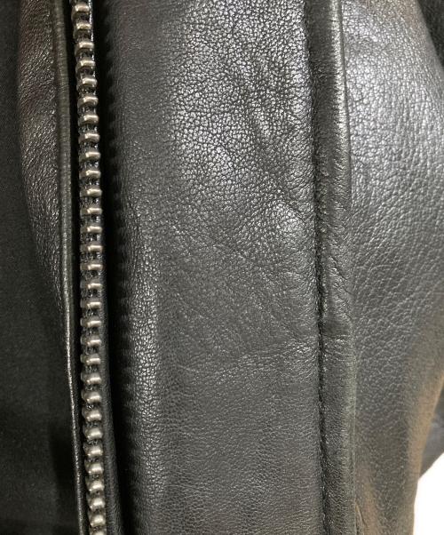 ZARA（ザラ）ZARA (ザラ) A-2 レザージャケット ブラック サイズ:SIZE Lの古着・服飾アイテム
