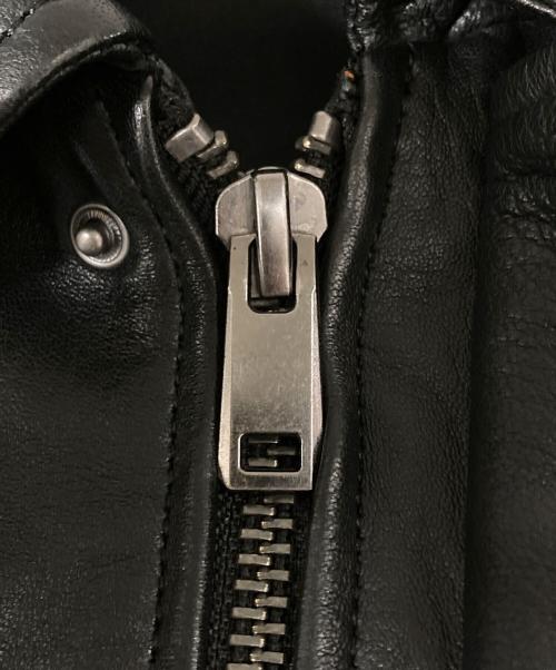 ZARA（ザラ）ZARA (ザラ) A-2 レザージャケット ブラック サイズ:SIZE Lの古着・服飾アイテム