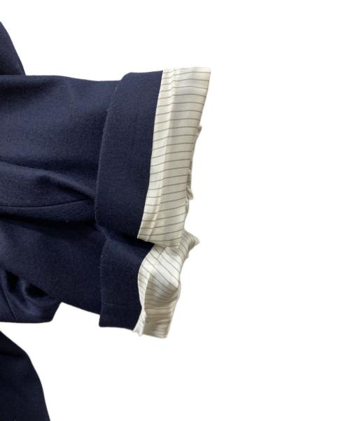 UNDERCOVER（アンダーカバー）UNDERCOVER (アンダーカバー) 18AW ウール フラノ チェスター コート ネイビー サイズ:2の古着・服飾アイテム