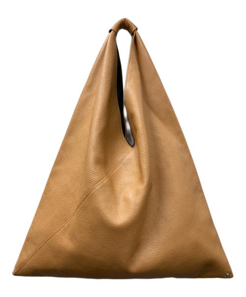 MM6 Maison Margiela（エムエムシックスメゾンマルジェラ）MM6 Maison Margiela (エムエムシックスメゾンマルジェラ) レザー ジャパニーズトートバッグ ベージュ サイズ:OneSizeの古着・服飾アイテム