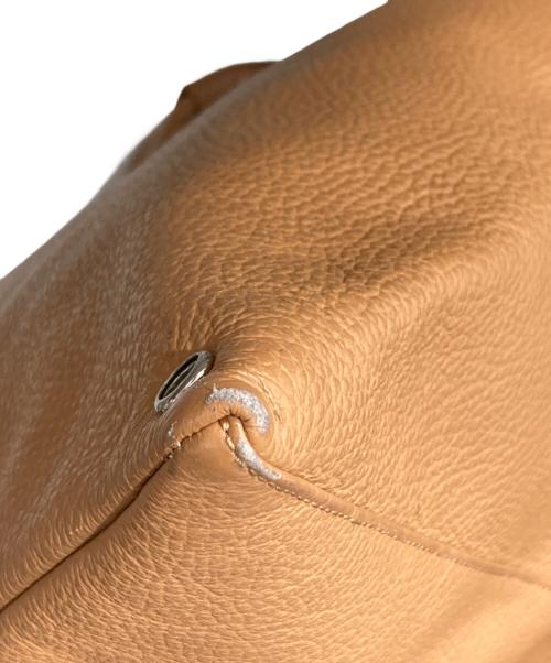 MM6 Maison Margiela（エムエムシックスメゾンマルジェラ）MM6 Maison Margiela (エムエムシックスメゾンマルジェラ) レザー ジャパニーズトートバッグ ベージュ サイズ:OneSizeの古着・服飾アイテム