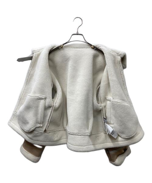 DazzliN（ダズリン）dazzlin (ダズリン) ボアコンパクトショートブルゾン ベージュ サイズ:SIZE Free 未使用品の古着・服飾アイテム